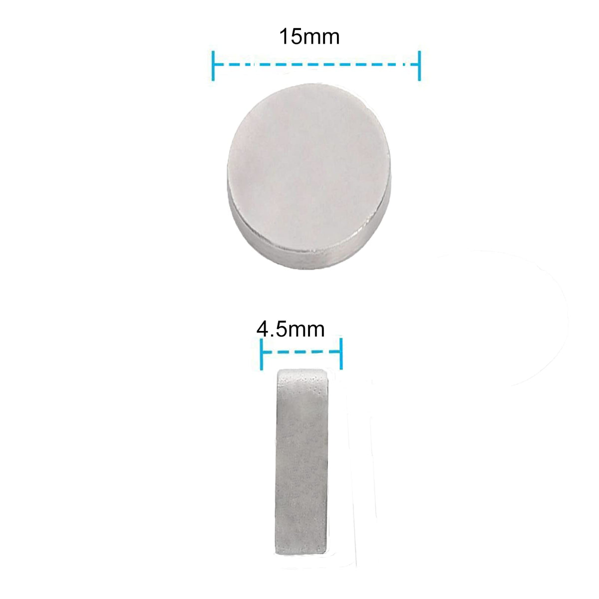 Yizhet 50 PCS 8 * 1mm Magnets, Small Mini yet Strong, Neodymium for Craft