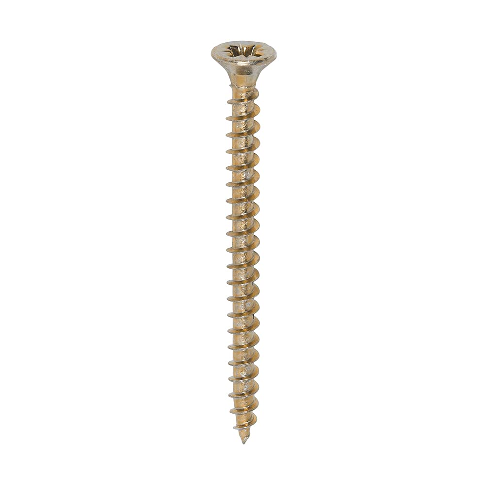 TIMCO Solo Chipboard & Woodscrews - Gold - 6.0 x 90mm - 60090SOLOC