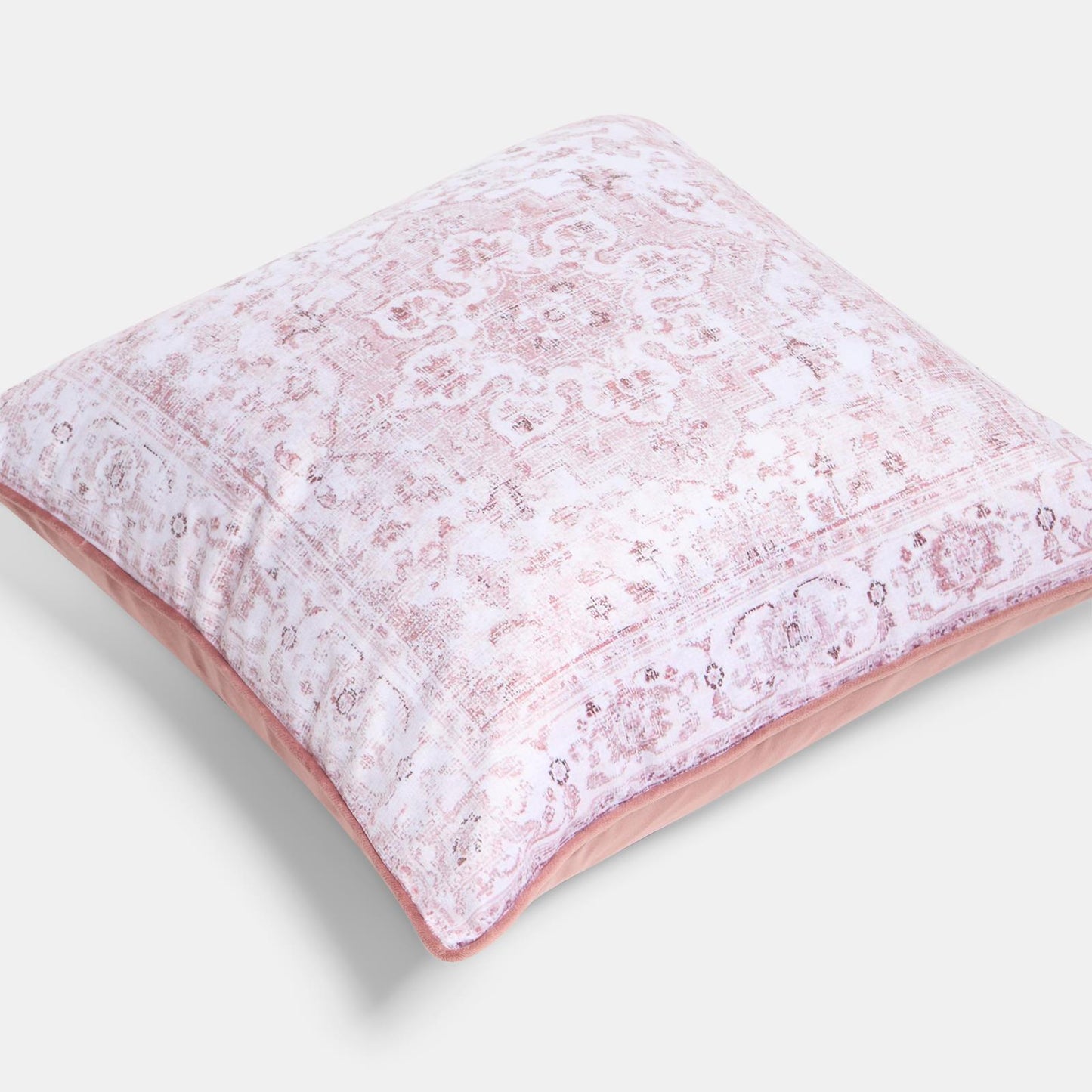 OHS Vintage Print Cushion Covers Matte Velvet Super Soft Square Pillowcases