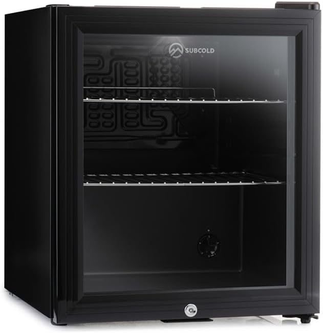 Subcold Super50 LED Beer Fridge | 55 Cans | 3-18°C | Glass Door