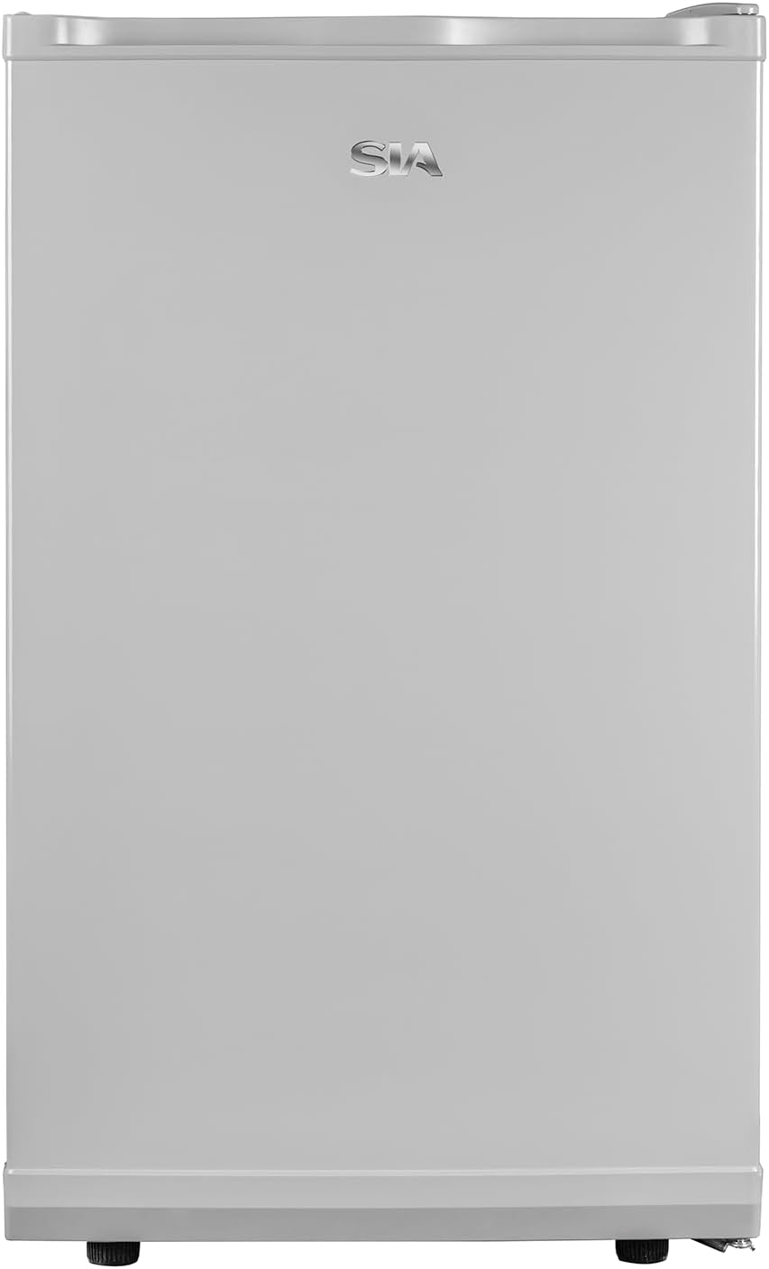 SIA UCF50GR Freestanding Under Counter Freezer, 77L Capacity, 4* Freezer Rating, E Rated, 50cm Wide, Reversible Door, Grey, 2 Years Parts & Labour Guarantee