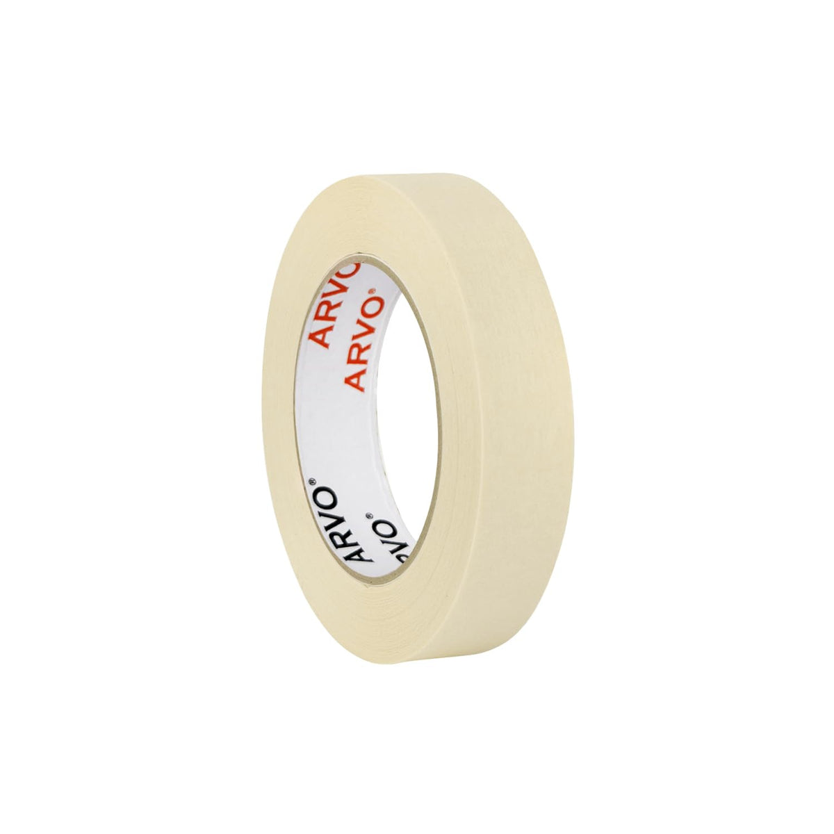 ARVO Masking Tape for Painting – 24 mm x 50 m Decorators Painters Tape | Medium-High Adhesion, Crepe Paper for Walls, Trim & Multi-Surface Indoor Decorating – Pack of 1