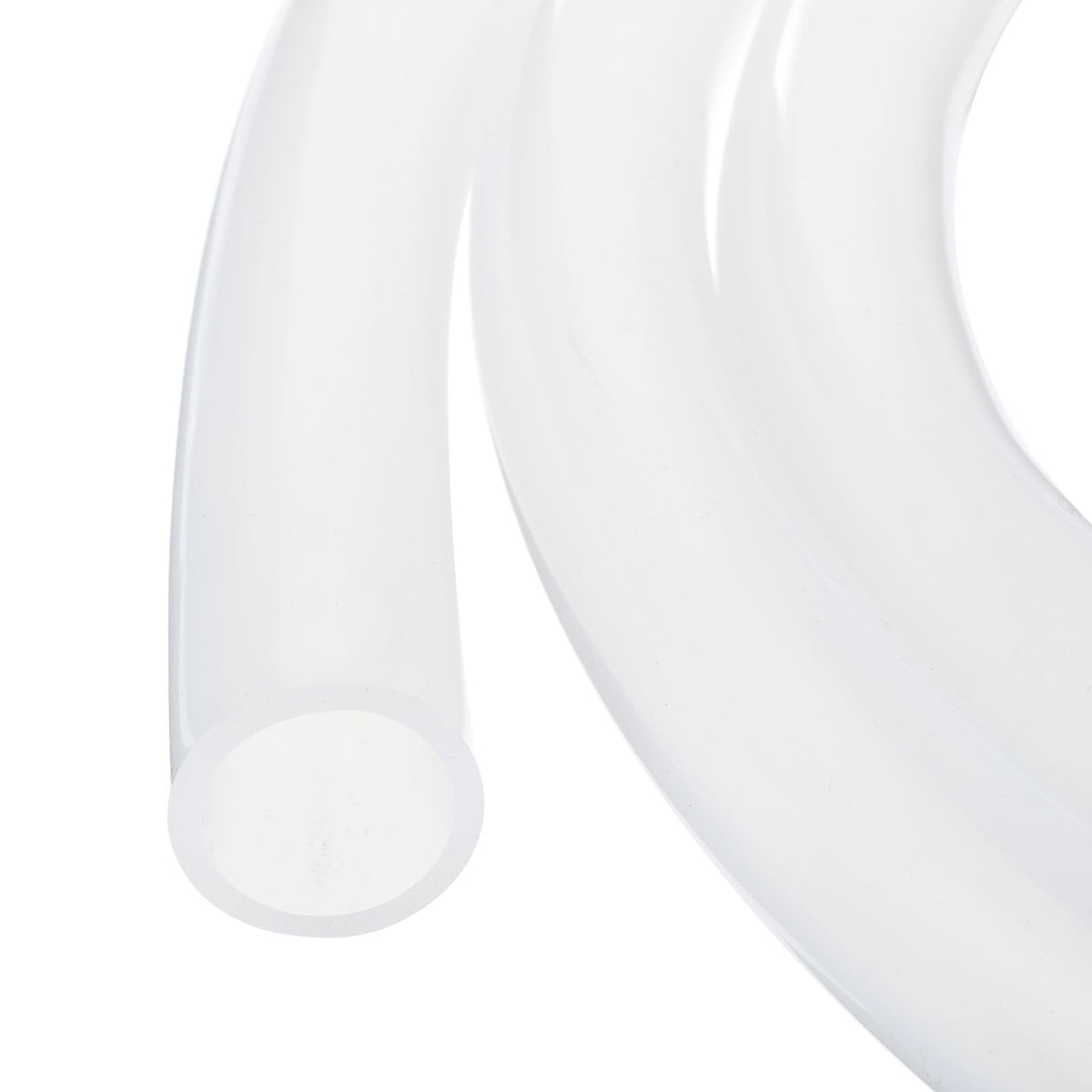 3.3ft Silicone Tubing 4mm ID 6mm OD Clear Industrial Plastic Tubing Pure Silicone Hoses for Pump Siphoning Draining Irrigation Brewing, 1/4"