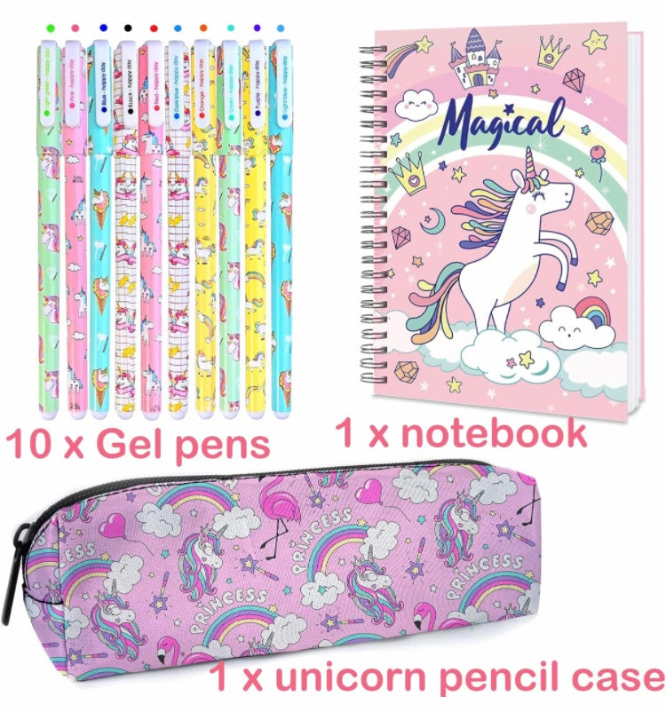 Unicorn Stationery Set for Girls