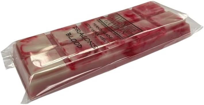 Dragons Blood Wax Melts | Strong Scented | Soy Wax | Handmade Snap Bar | (1 Bar)