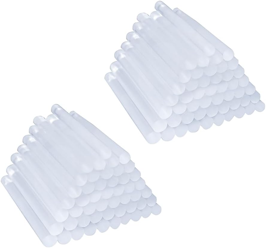 ANSIO Hot Glue Sticks for Hot Glue Gun, SGS Approved, 100 pcs - 7mm x 100mm