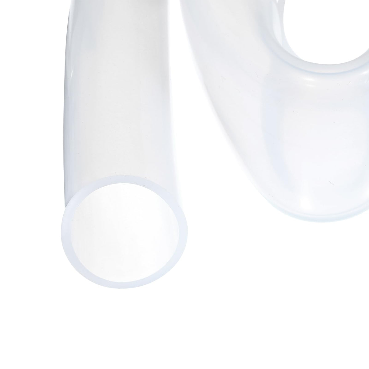 3.3ft Silicone Tubing 4mm ID 6mm OD Clear Industrial Plastic Tubing Pure Silicone Hoses for Pump Siphoning Draining Irrigation Brewing, 1/4"