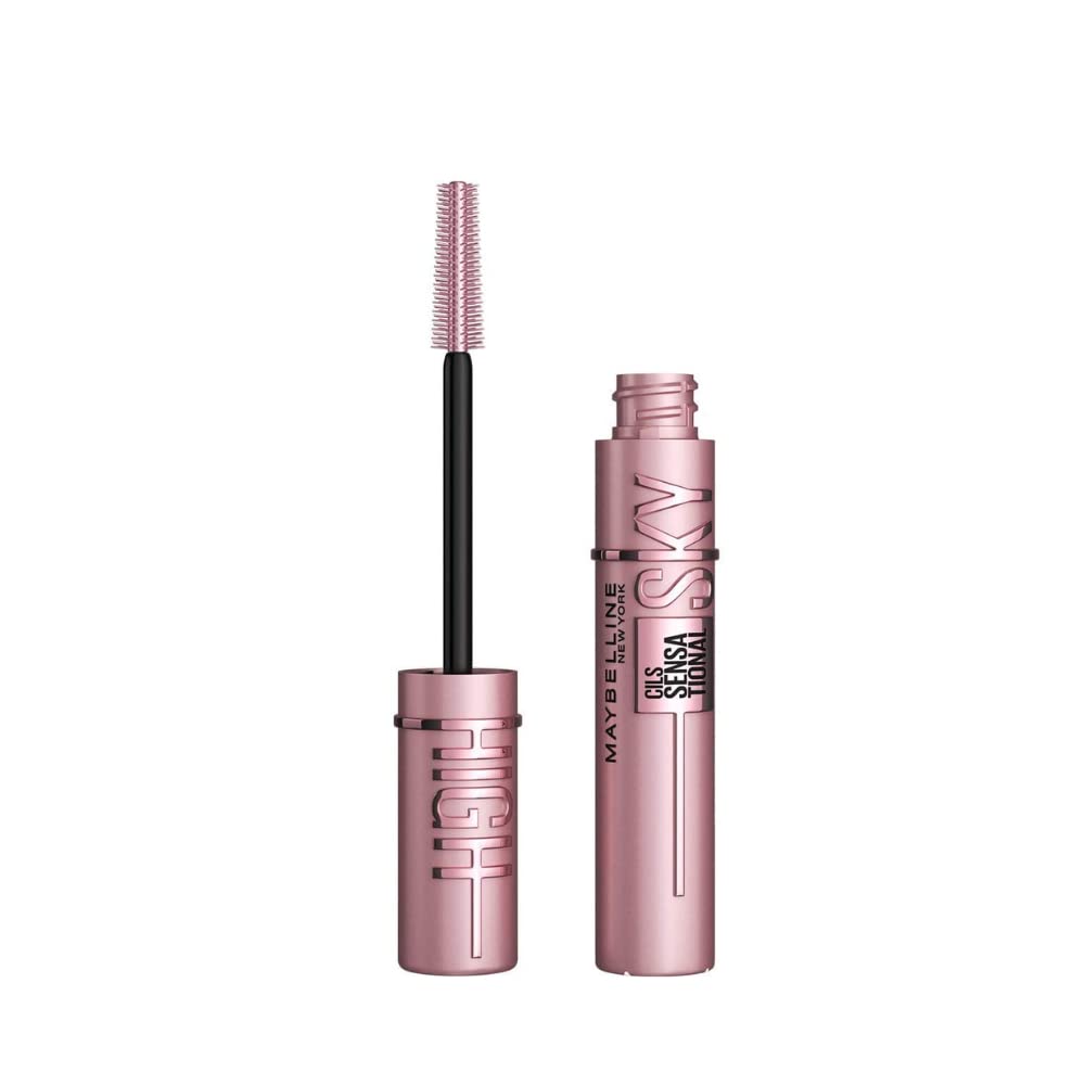Maybelline Mascara, Lash Sensational Sky High Volumizing Thickening, Black
