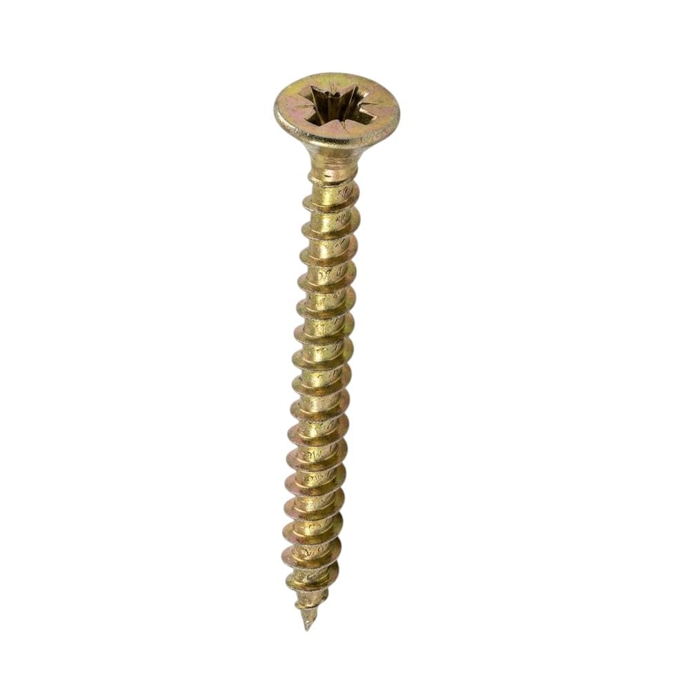 ForgeFix Multi-Purpose Single Thread Screws | 3.5 x 40mm | Zinc | Box 200