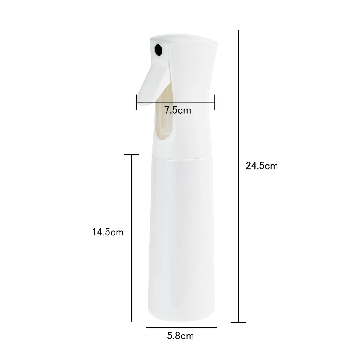 Spray Bottles Continuous Ultra Fine Mist Empty Water Bottles Hairdresser Spray Bottles Salon Hairdresser Hair Tool Water Sprayer (200ML, Mint Green)