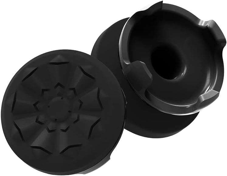 KontrolFreek FPS Freek Galaxy Black | The Original Performance Thumbsticks for PS5 & PS4 Controller | Increased Precision & Grip for FPS Games | 1 High-Rise, 1 Mid-Rise - Black