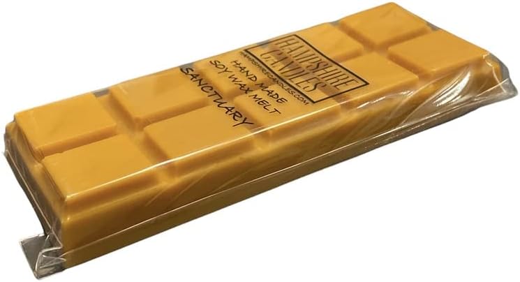 Sanctuary Wax Melts | Highly Scented | Eco Soy Wax, Cruelty & Vegan Free | Handmade Snap Bar (1 Bar)