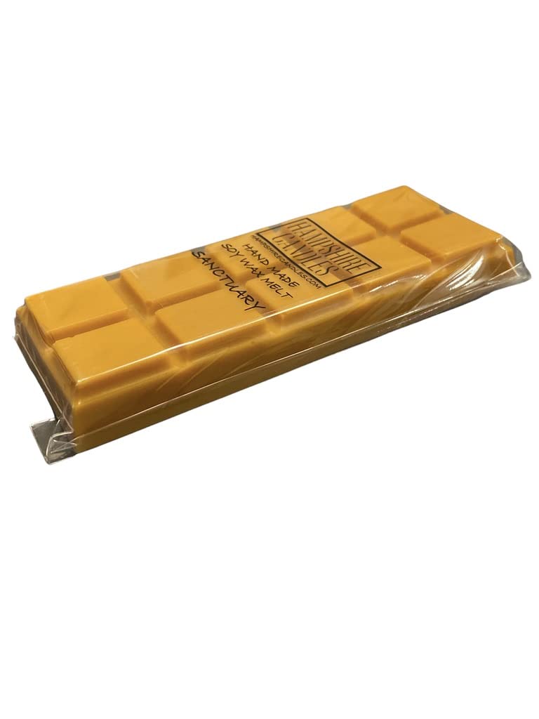Sanctuary Wax Melts | Highly Scented | Eco Soy Wax, Cruelty & Vegan Free | Handmade Snap Bar (1 Bar)