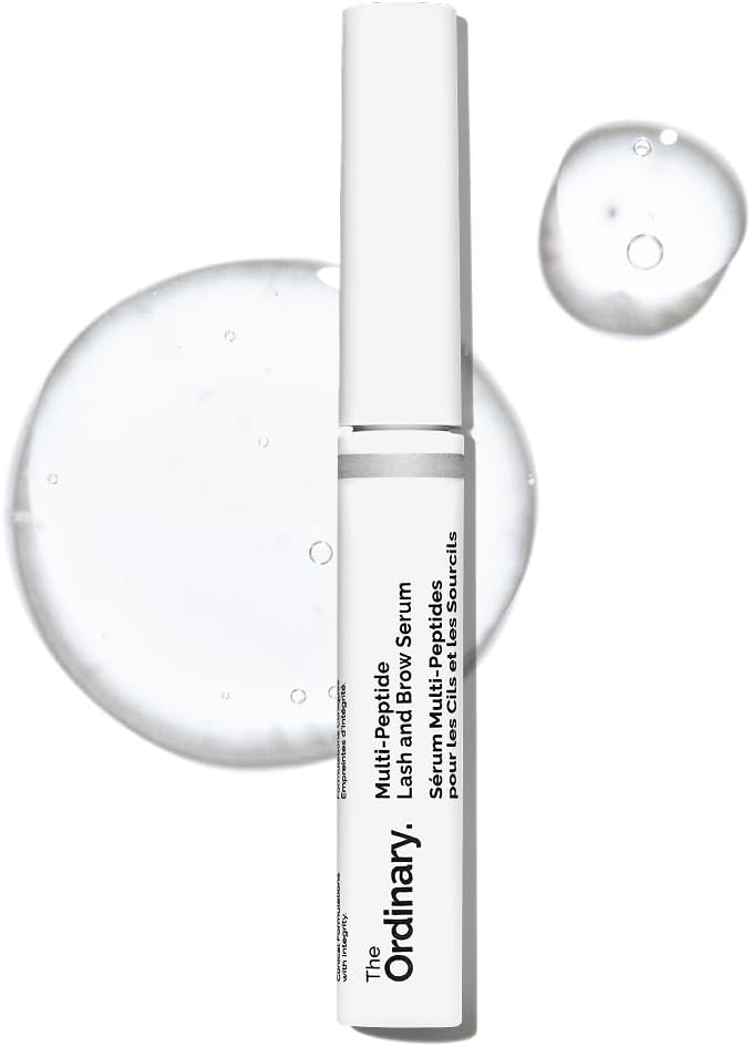 The Ordinary Multi-Peptide Lash and Brow Serum, Peptide-Powered Formula for Thicker, Fuller Looking Lashes & Brows, 5ml