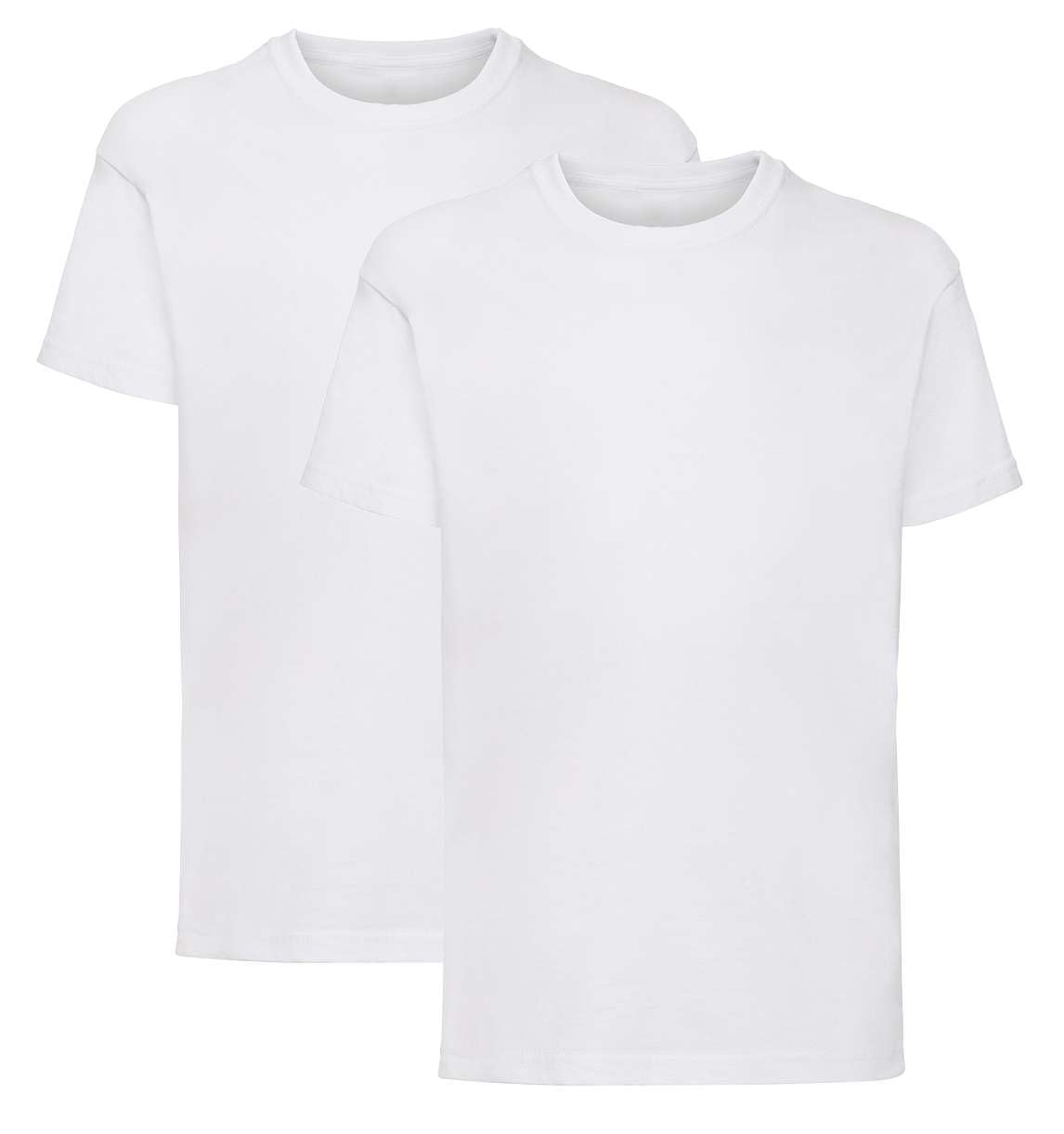 Listers Schoolwear Boys T-Shirt (Pack of 2) 100% Cotton 1-15 Years