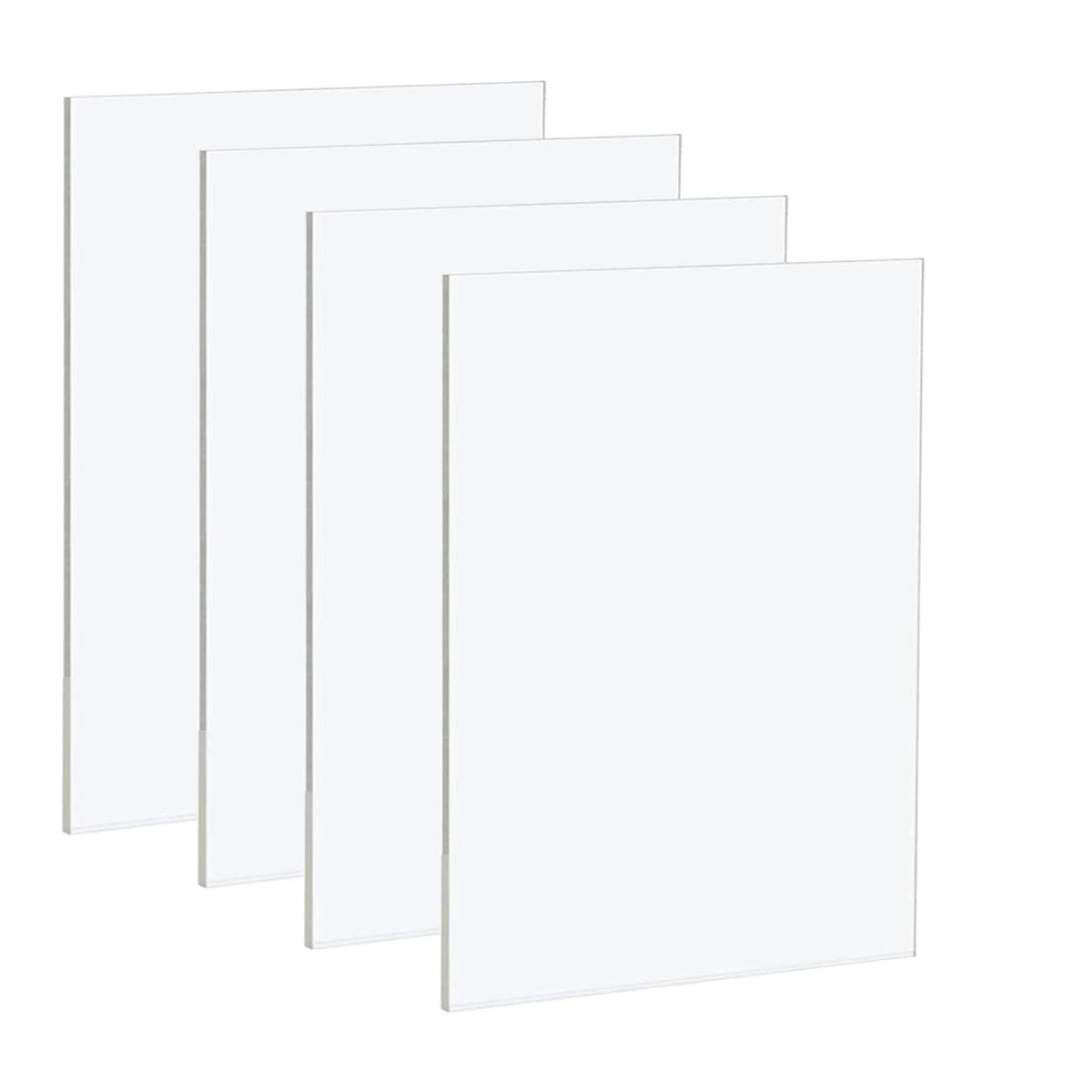 A4 Clear Acrylic Sheets - 210mm x 297mm x 6mm Clear Plastic Acrylic Sheet, Transparent Plastic Sheet Panels for Decoration, Display, Picture Frame, Painting