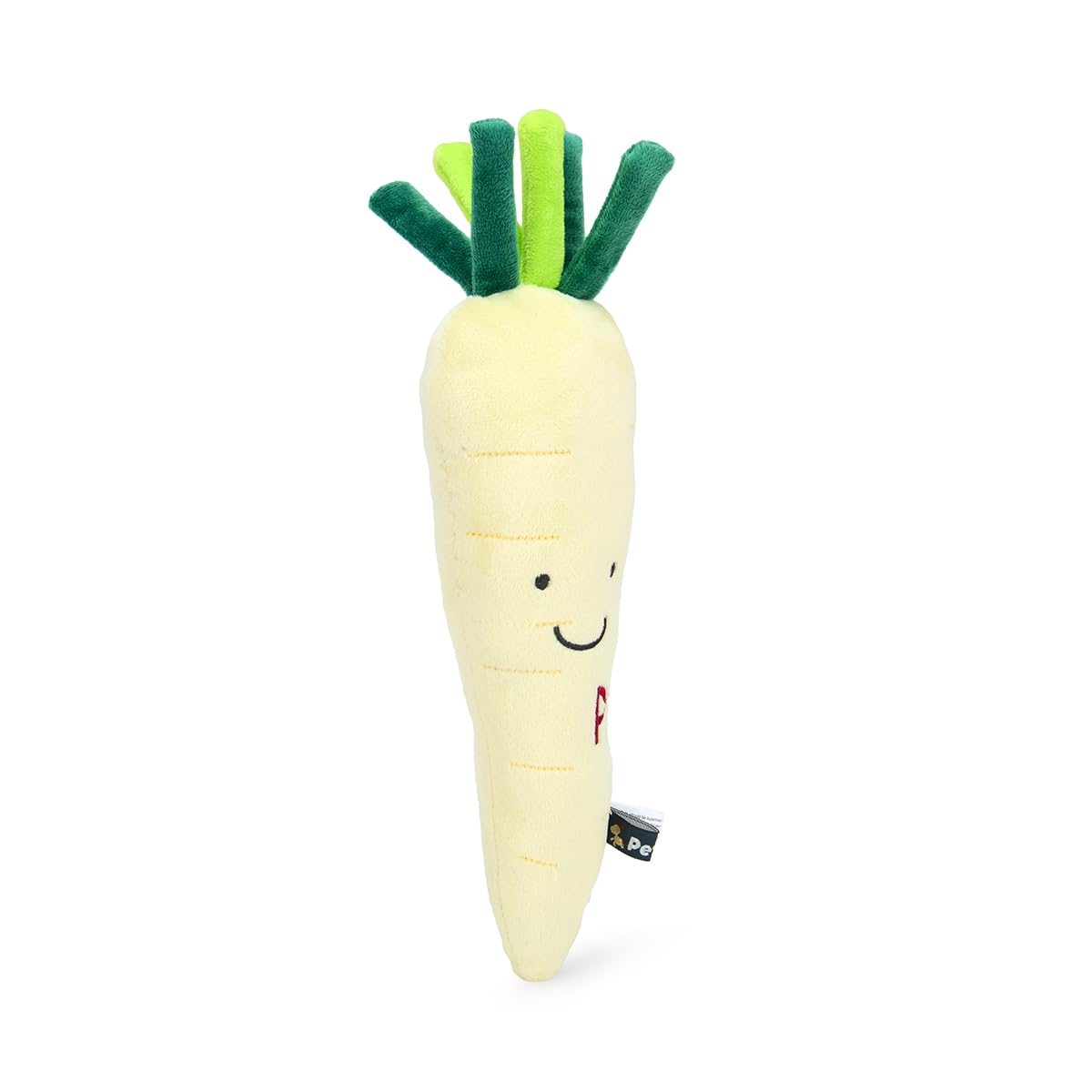 Petface Foodie Faces Fluffy Carrot Dog Toy