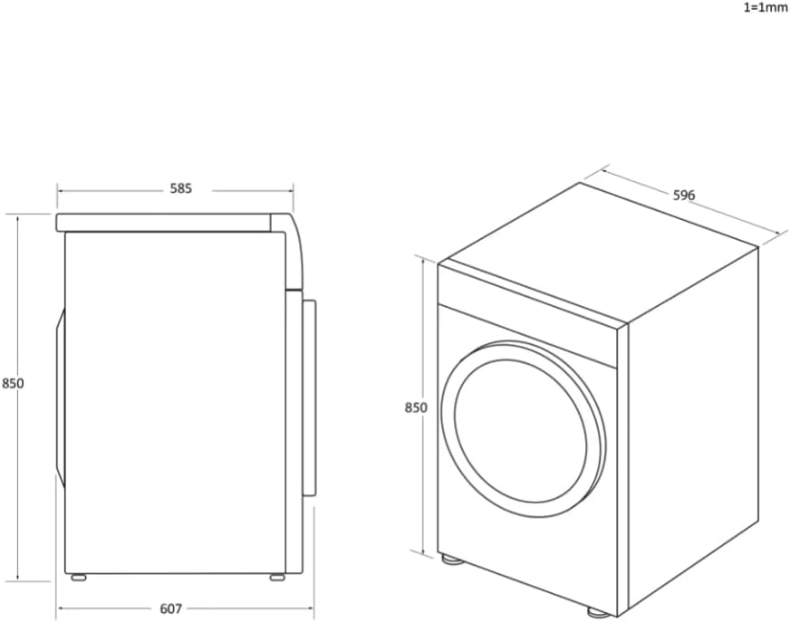 Candy KSEC8LF 8KG Freestanding White Condenser Tumble Dryer