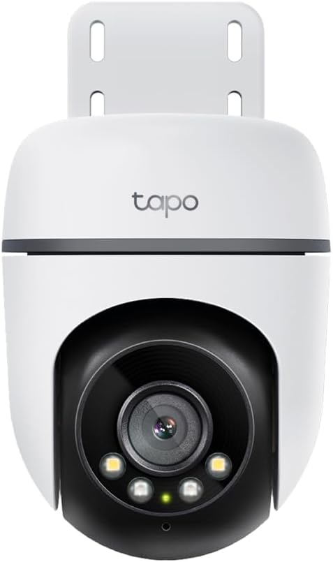 Tapo TC40 Pan/Tilt Smart Security Outdoor Camera, Full HD, 360° Person Detection Motion Tracking, Color Night Vision, WiFi Camera No Monthly Fee, Two-Way Talk, IP65, Works with Alexa and Google