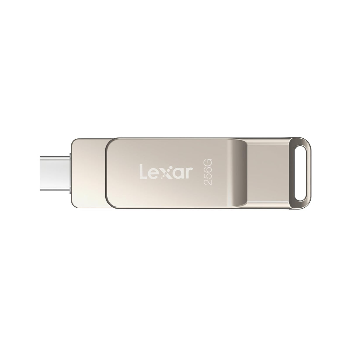 Lexar D40E 64GB Dual USB 3.2 Gen 1 Type-C Jump Drive,Champagne Silver