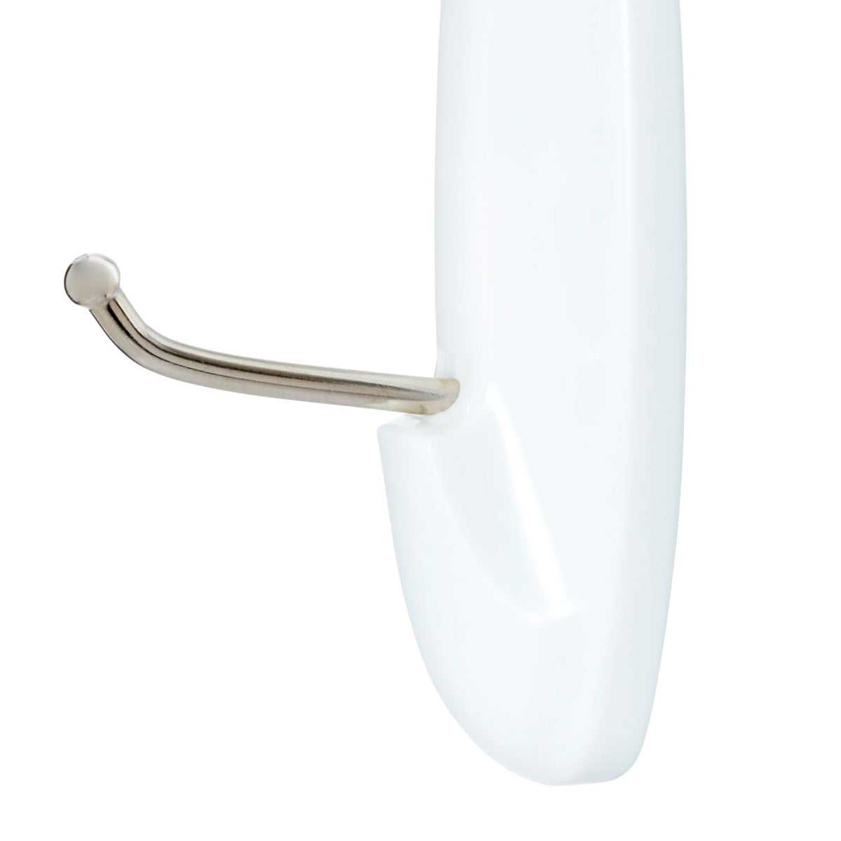 Command Broom Grippers, White, 2 Hooks and 6 Adhesive Strips