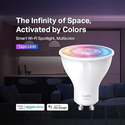 Tapo L630(4-Pack) GU10 Smart Bulb Multicolour Dimmable LED Light Bulb