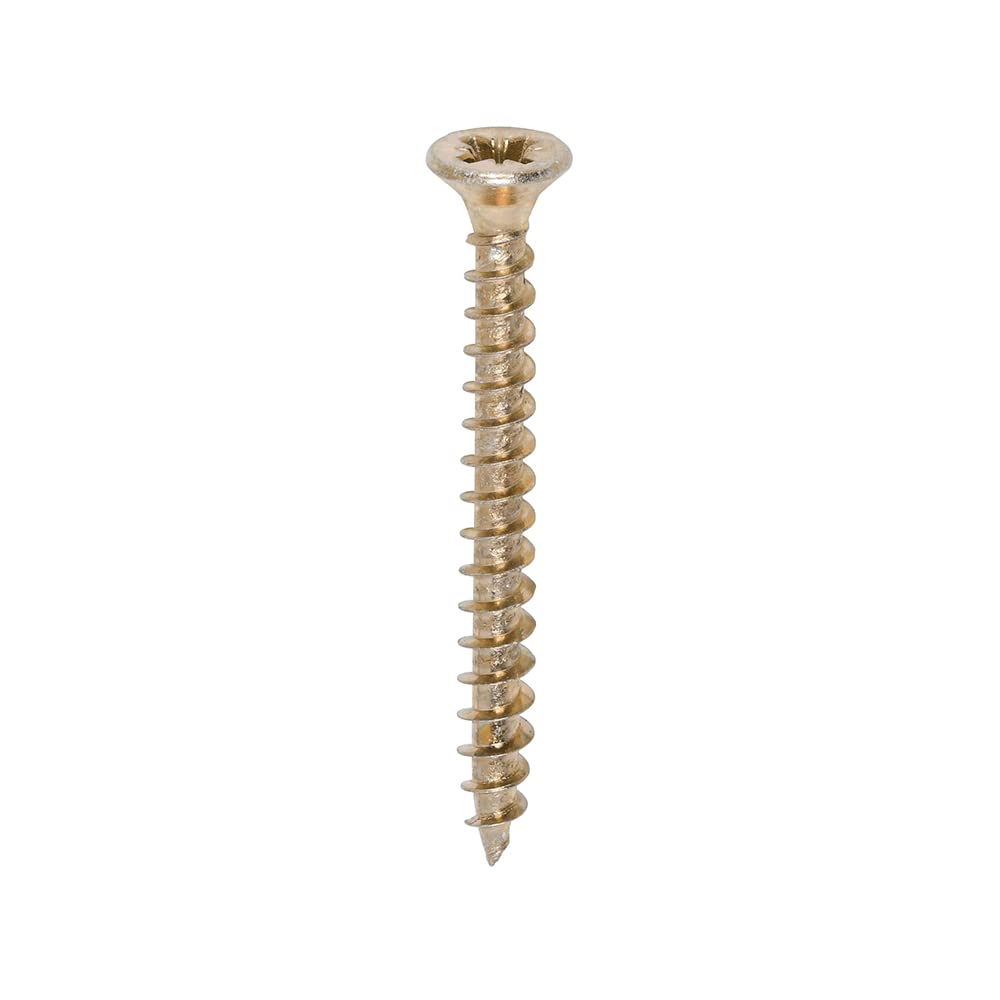TIMCO Solo Chipboard & Woodscrews - Gold - 6.0 x 90mm - 60090SOLOC