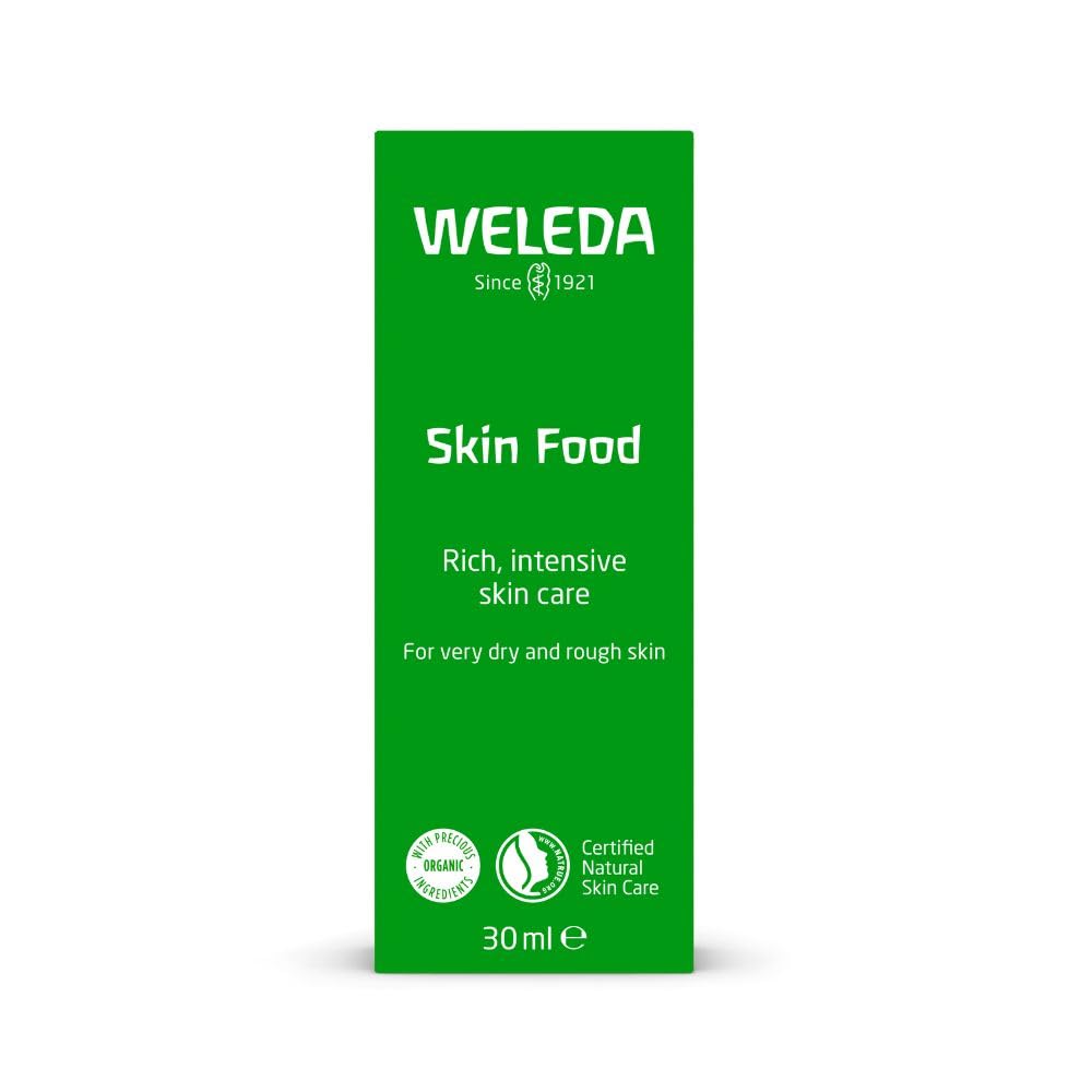 Weleda Skin Food, Dry Skin Moisturiser, Moisturising Cream & Primer, Face & Body, For Men & Women, Multiple Uses, 100% Certified Natural, Organic, 75ml