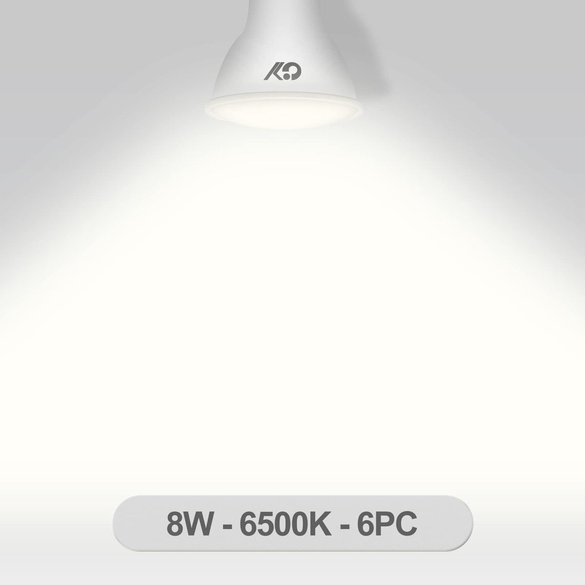 GY GU10 LED Bulbs Warm White 2700K,8W 800lm Energy Saving Light Bulbs,Equivalent to 80W 120° Wide Beam for Ceiling Non-dimmable,Pack of 12