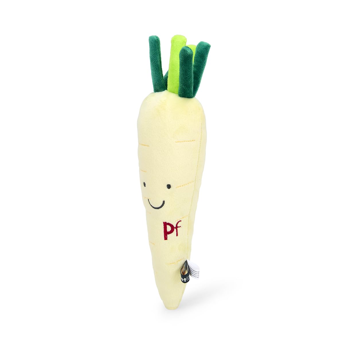 Petface Foodie Faces Fluffy Carrot Dog Toy