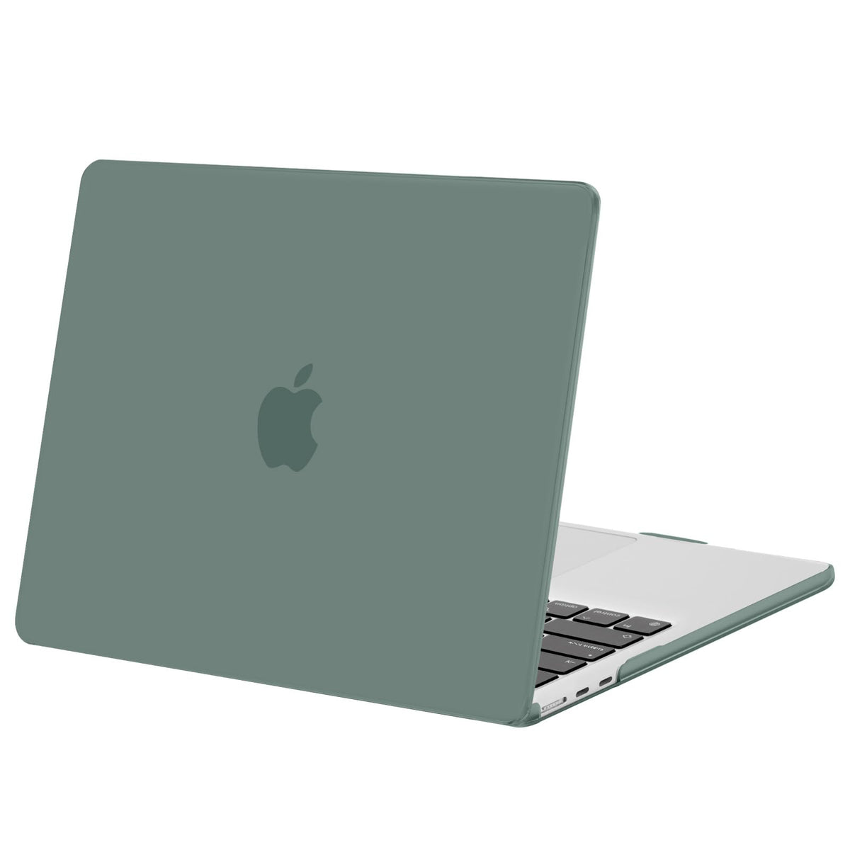 MOSISO Compatible with MacBook Air 15 inch Case 2026, Antique Green