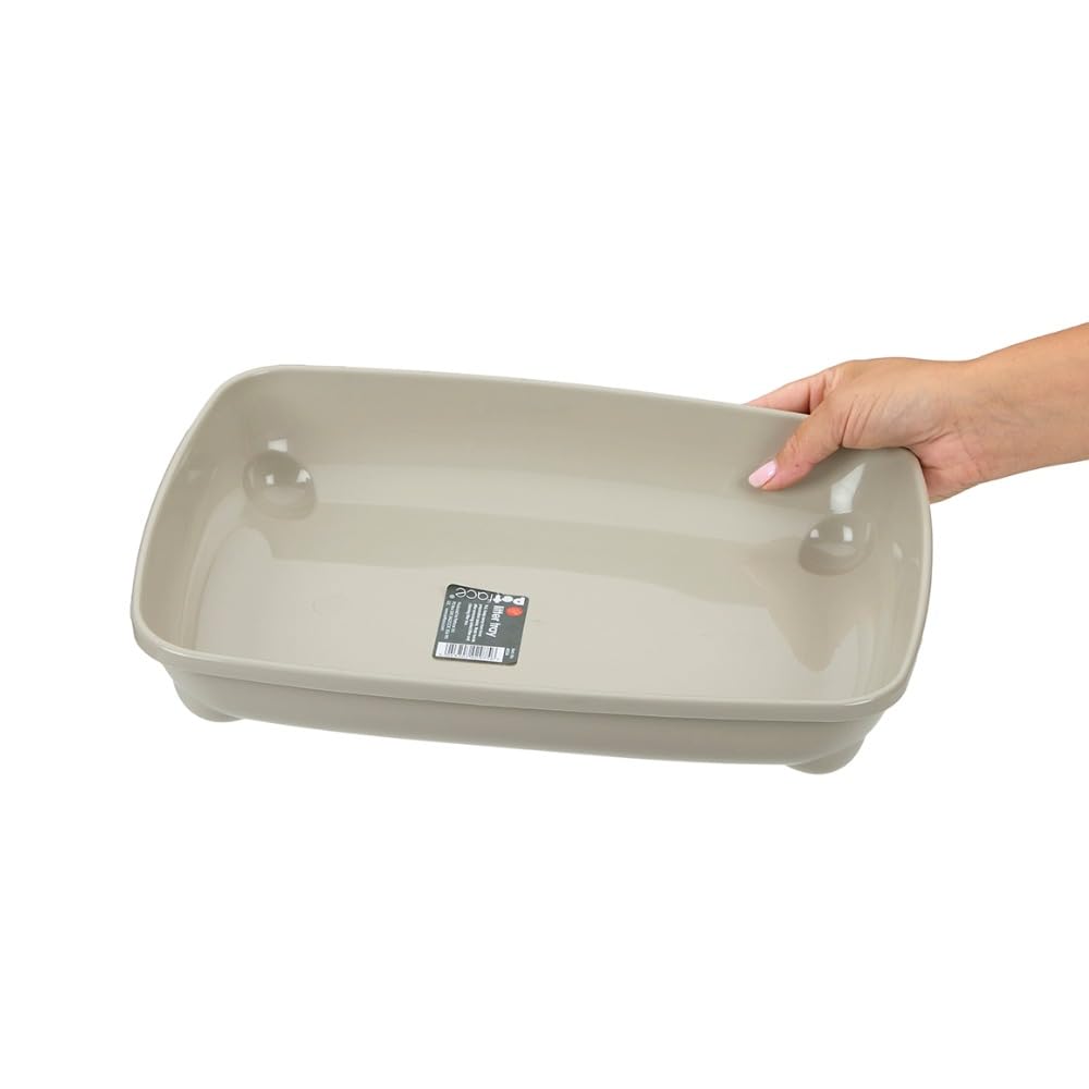 Petface Durable Cat Litter Tray, 42 cm, Assorted Colours (Pack of 1)