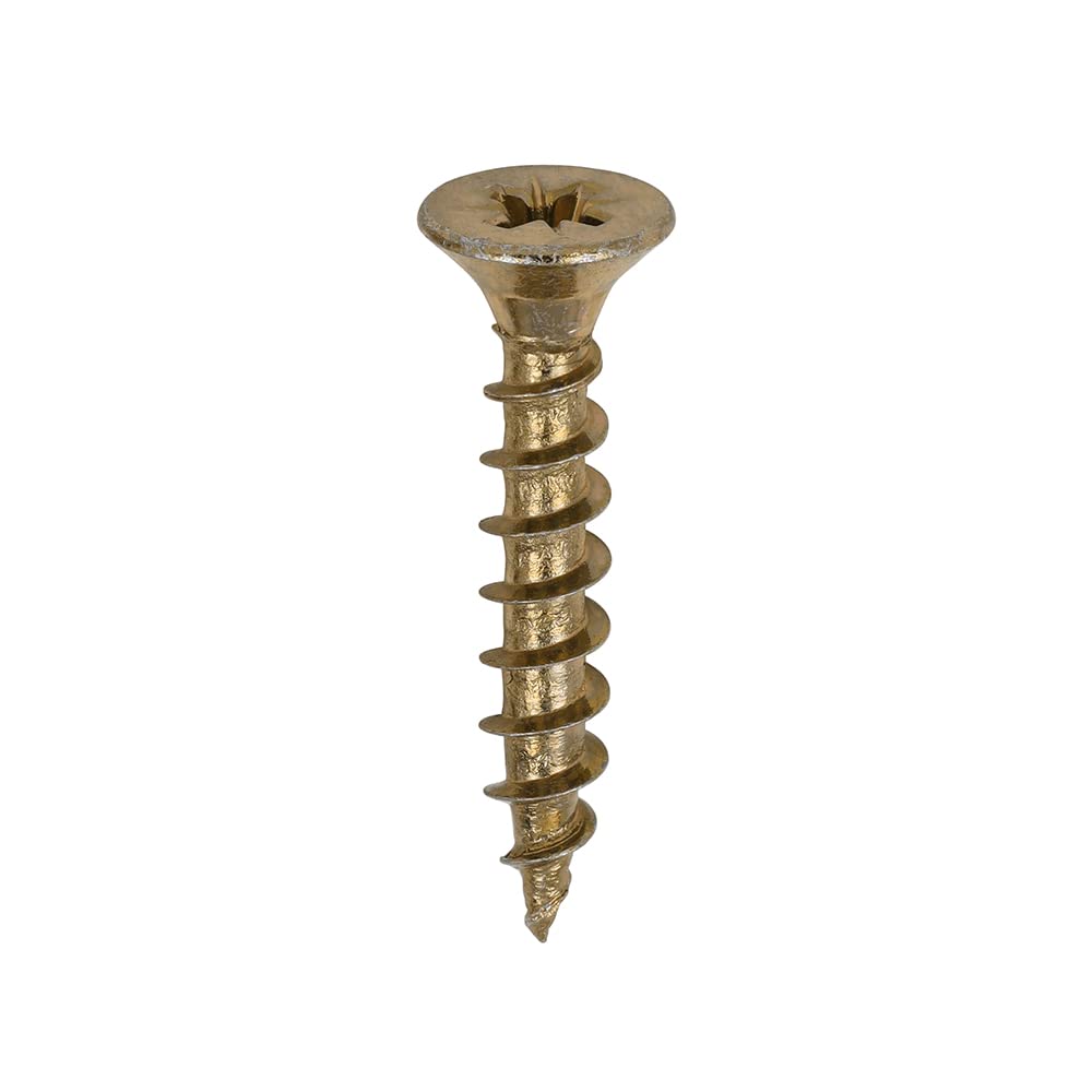 TIMCO Solo Chipboard & Woodscrews - Gold - 6.0 x 90mm - 60090SOLOC