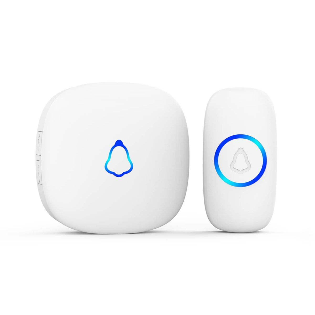SECRUI Wireless Doorbell Receiver, Plug in doorbell Receiver Spare Accessories Replacement for Doorbell Kit IP55 Waterproof Operated at 1000ft Range with 5 Level Volume, 52 Chimes - White