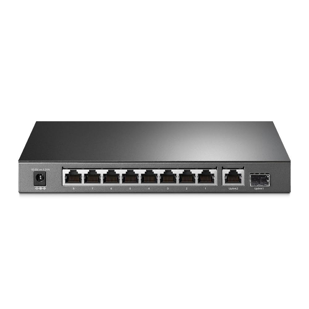 TP-Link TL-SG105S, 5 Port Gigabit Ethernet Network Switch, Ethernet Splitter, Hub, Desktop and Wall-Mounting, Sturdy Metal, Fanless, Plug and Play, Energy-Saving