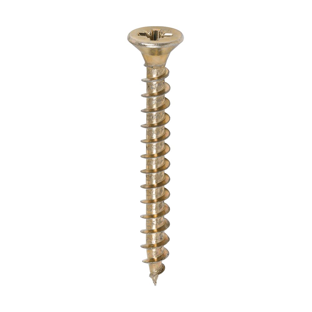 TIMCO Solo Chipboard & Woodscrews - Gold - 6.0 x 90mm - 60090SOLOC