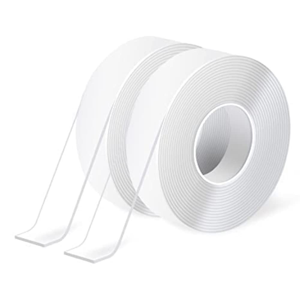 Art3d Double-Sided Tape (10FT), Traceless, Removable, Reusable, Washable - Multipurpose Tape as Seen on TV