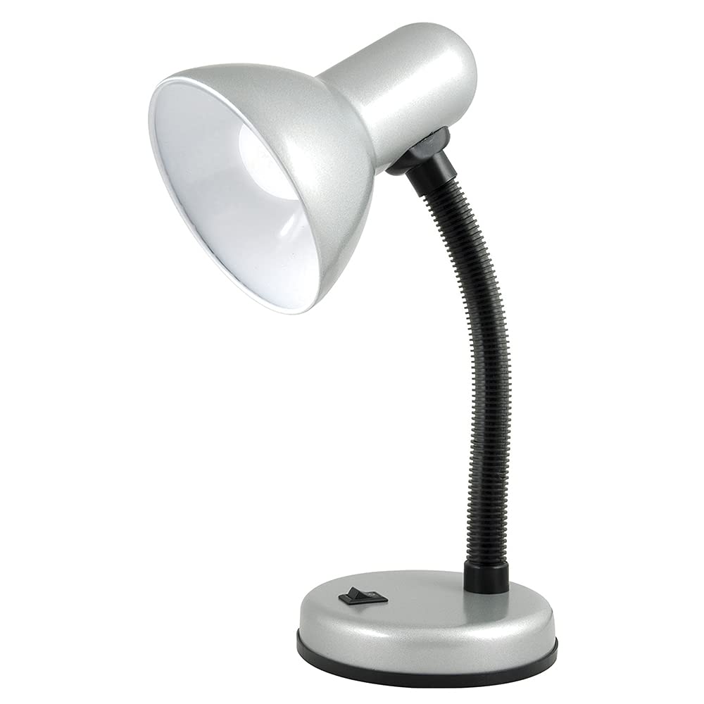 HOMELIFE 35w 'Classic' Flexi Desk Lamp with Versatile Flexible Neck - Integral On/Off Switch - Approx. 34cm Height - L958BK - Onyx Black