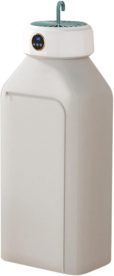 Slim Portable Clothes Dryer, Electric Portable Dryer for Travel and Indoor, Mini Compact Clothes Drying Machine, Portable Dryer Clothes with Heating, Foldable for Travel & Indoor