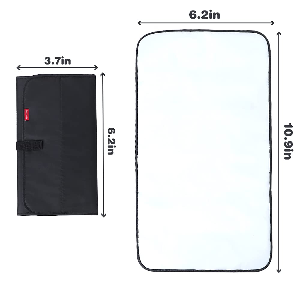 Lekebaby Foldable Travel Changing Mat Portable Baby Change Mat, Grey