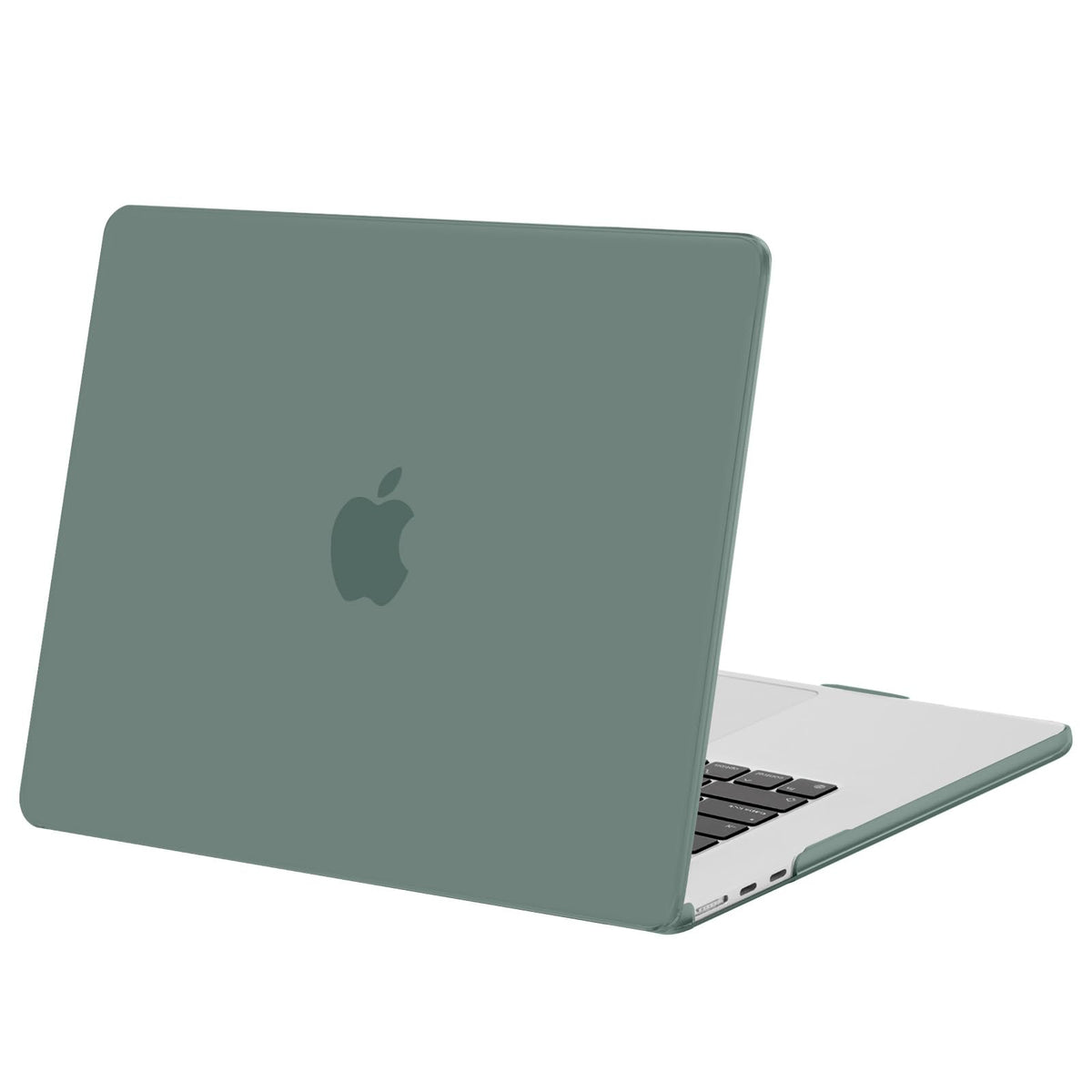MOSISO Compatible with MacBook Air 15 inch Case 2026, Antique Green