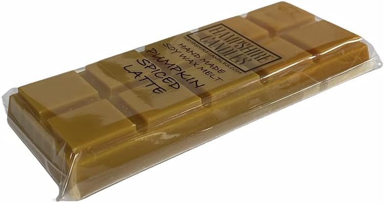 Pumpkin Spiced Latte Wax Melts | Strong Scented | Soy Wax | Handmade Snap Bar (1 Bar)