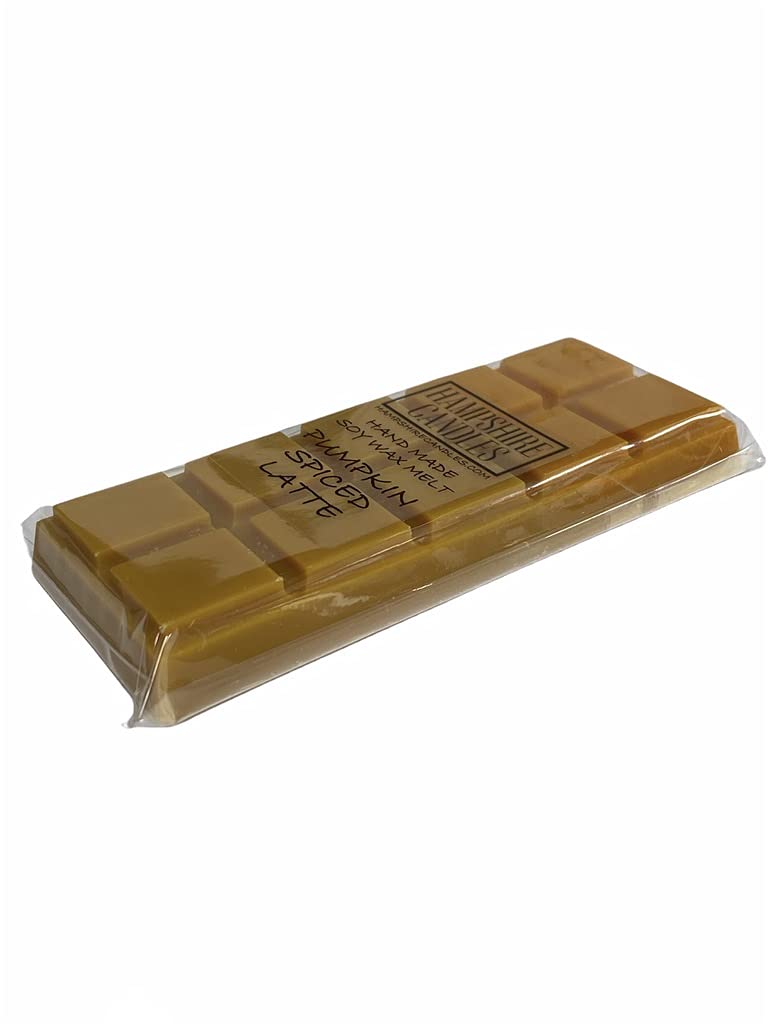 Pumpkin Spiced Latte Wax Melts | Strong Scented | Soy Wax | Handmade Snap Bar (1 Bar)