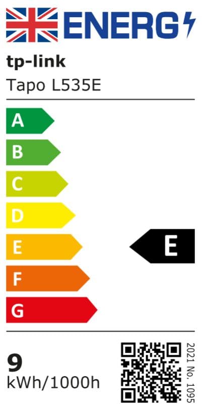 Tapo L530B B22 Smart Bulb Multicolour Dimmable LED Light Bulb