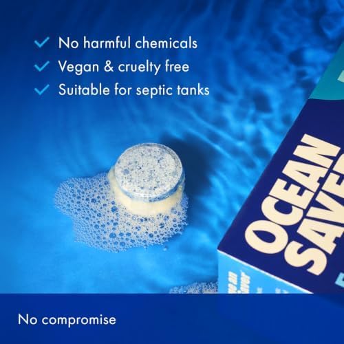 OceanSaver Eco-Friendly Dishwasher Tablets, Pack of 30 | 3-in-1