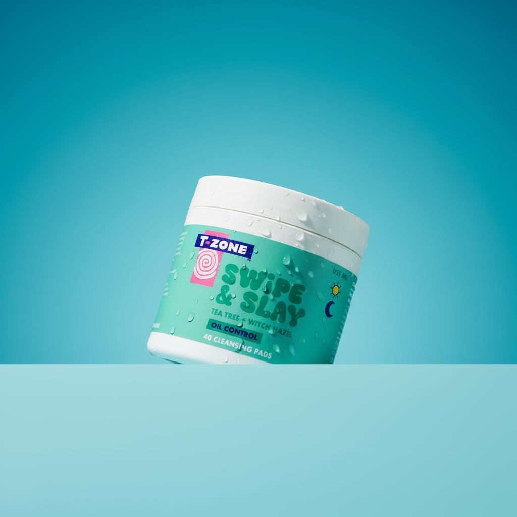 T-Zone Swipe & Slay Tea Tree & Witch Hazel Pore Pads (40 Pads)