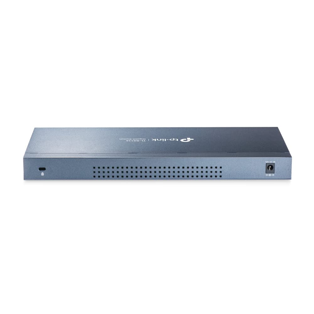 TP-Link TL-SG105S, 5 Port Gigabit Ethernet Network Switch, Ethernet Splitter, Hub, Desktop and Wall-Mounting, Sturdy Metal, Fanless, Plug and Play, Energy-Saving