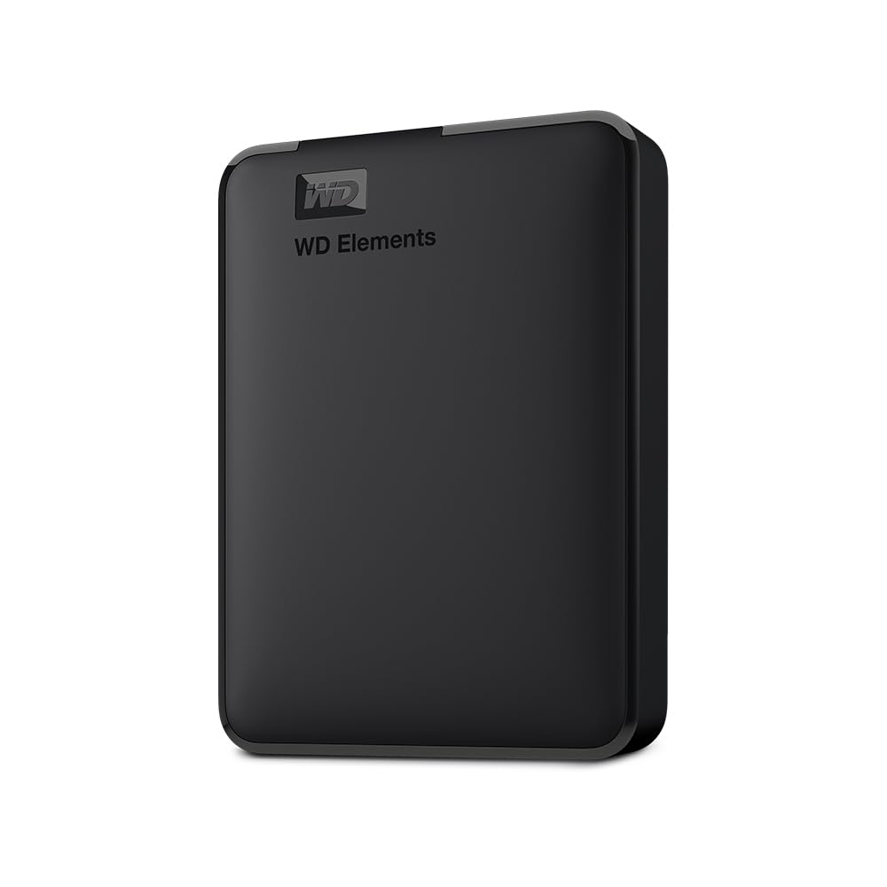 WD 5TB Elements AE Portable External Hard Drive, SuperSpeed USB 3.2 Gen 1/USB 3.0, Plug-and-Play, Formatted for Windows, Black