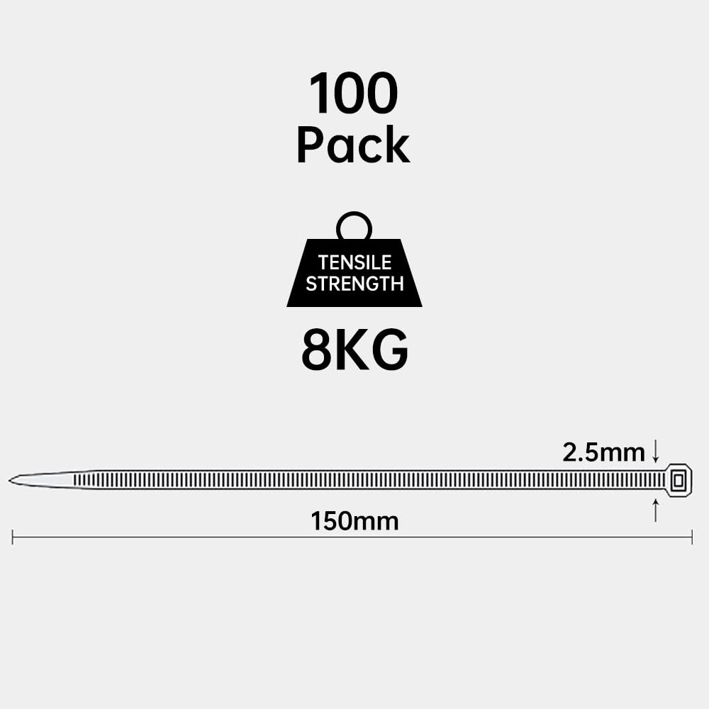 100 Pack Yellow Plastic Cable Ties 300mm×3.6mm Heavy Duty Strong Nylon Premium Self Locking 12 inch/30 cm Long Zip Tie Wraps