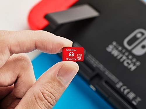 SANDISK microSD Card 128GB, Super Mario Super Mushroom Edition